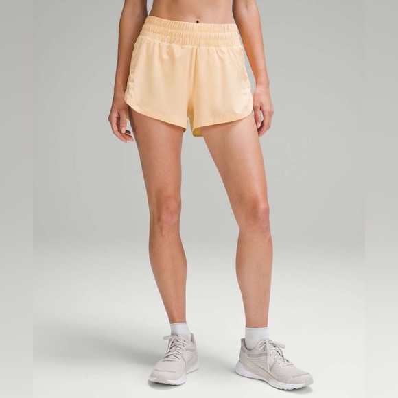 A Lululemon 🍋 Track That High-Rise Lined Short 3" - Picture 3 of 5